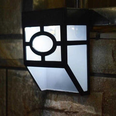 Lampa solara cu senzor Geometric, IP65, Lumina Alb rece, Practicpentrucasa