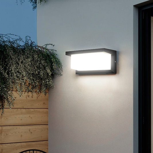 Aplica Solara De Exterior LED Practicpentrucasa,  13.5 cm x 8 cm, 150 Lumeni 60 LED 18W,  IP65, 3 trepte de lumina, Senzor de Lumina, FORMA ARC, Alb Rece