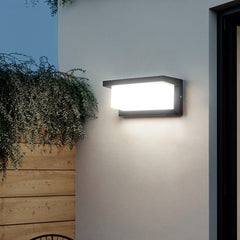 Aplica Solara De Exterior LED Practicpentrucasa,  13.5 cm x 8 cm, 150 Lumeni 60 LED 18W,  IP65, 3 trepte de lumina, Senzor de Lumina, FORMA ARC, Alb Rece