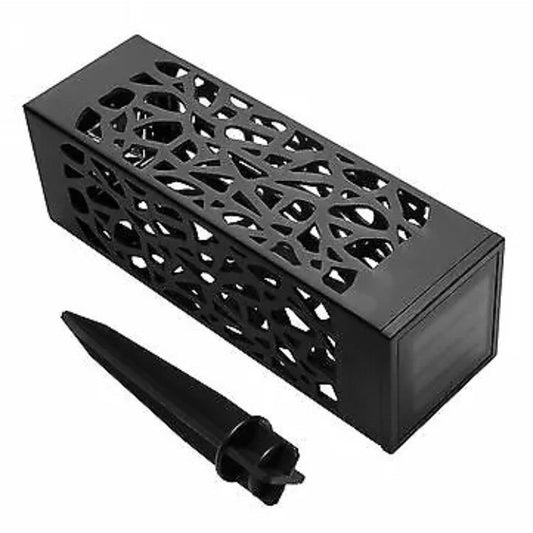 Lampa solara LED Practicpentrucasa, tip felinar, pentru gradina, inaltime 28.5 cm, putere 0.2W, 1.2V, 600mAh, alb rece