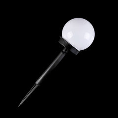 Set 2 lampa solara LED, Sferica, Tip Glob Practicpentrucasa, Diametru 10 cm, Multicolor
