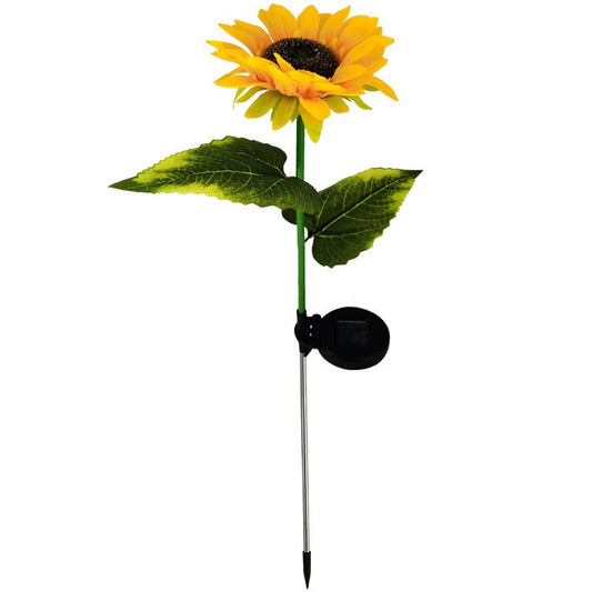 Lampa solara LED tip Floarea Soarelui, inaltime 70 cm, Pentru gradina, Practicpentrucasa