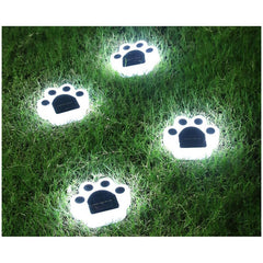Lampa solara LED, Tip laba de urs, pentru gazon sau gradina, Rezistenta la apa, Practicpentrucasa, Alb rece