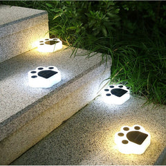 Lampa solara LED, Tip laba de urs, pentru gazon sau gradina, Rezistenta la apa, Practicpentrucasa, Alb rece