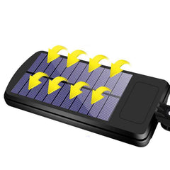 Lampa Solara De Exterior LED Practicpentrucasa, 36 cm x 11.5 cm, 2400Lumeni 100 COB LED 20 W - echivalent 160 W bec incadescent, IP65, Senzor de Miscare, Senzor de Lumina, 1 Grila, Alb Rece