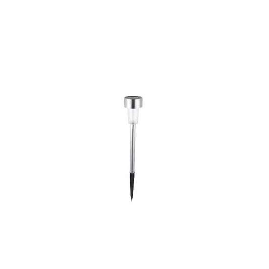 Lampa solara Led decorativa pentru gradina, Argintie, Practicpentrucasa, Lumina Alb Rece