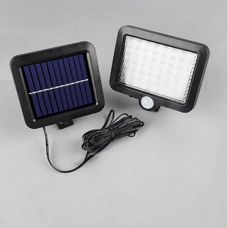 Lumina cu incarcare solara, 56 LED cu 1 grila pe inductie, montaj pe perete, Practicpentrucasa