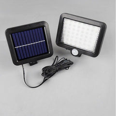 Lumina cu incarcare solara, 56 LED cu 1 grila pe inductie, montaj pe perete, Practicpentrucasa