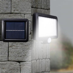Lumina cu incarcare solara, 56 LED cu 1 grila pe inductie, montaj pe perete, Practicpentrucasa