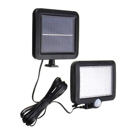 Lumina cu incarcare solara, 56 LED cu 1 grila pe inductie, montaj pe perete, Practicpentrucasa
