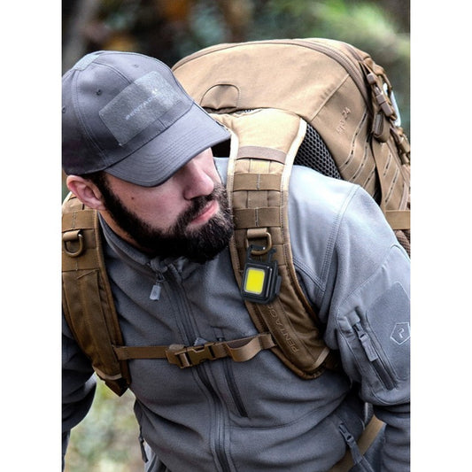 Lanterna de buzunar tip breloc, 30 LED-uri, incarcare prin usb Type C, pentru exterior, camping, alpinism, ciclism, Practicpentrucasa