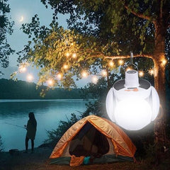 Lampa solara cu 25 LED-uri, pliabila, prindere carlig cu 5 moduri de iluminare, Practicpentrucasa