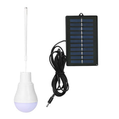 Bec portabil cu panou solar Practicpentrucasa, pentru camping, utilizare exterior/interior, 3.6V, 400 mAh, 6.2 x 10 cm, alb rece