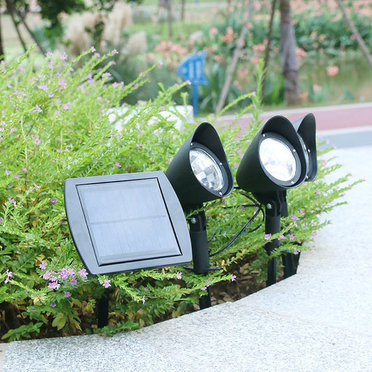 Lampa solara de tip decoratiune pentru gradina, Practicpentrucasa, model 3 felinare, alb rece