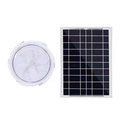 Plafoniera solara Practicpentrucasa, 30W, diametru 145MM, cu telecomanda, lungime prelungitor 4.6 m,  alb rece