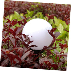 Set 2 Lampi Solare LED, Practicpentrucasa, Forma Sferica, Tip Glob, Diametru 10 cm, Alb Cald