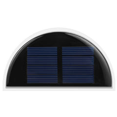 Set 2x Lampa solara de perete 6LED, Practicpentrucasa, carcasa alba, lumina alb cald